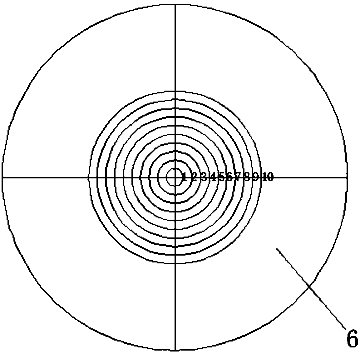 Quantitative box for oil drain ring