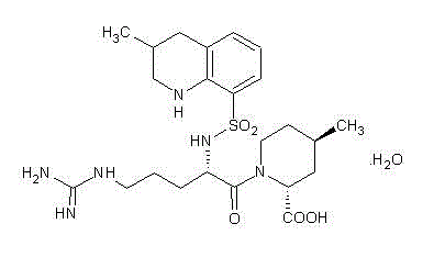 Preparation method of argatroban intermediate