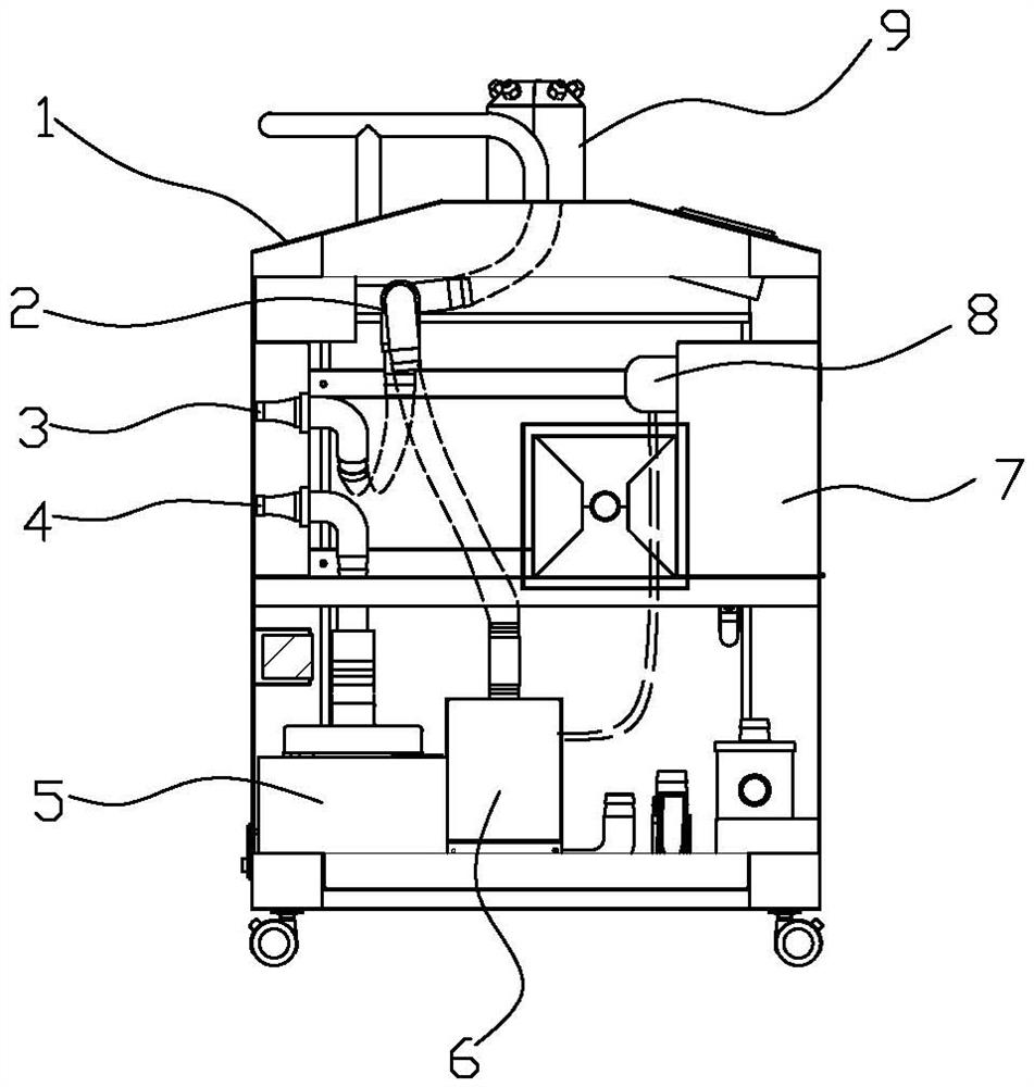 Hydrogen peroxide sterilization device for space sterilization and equipment sterilization and control method thereof