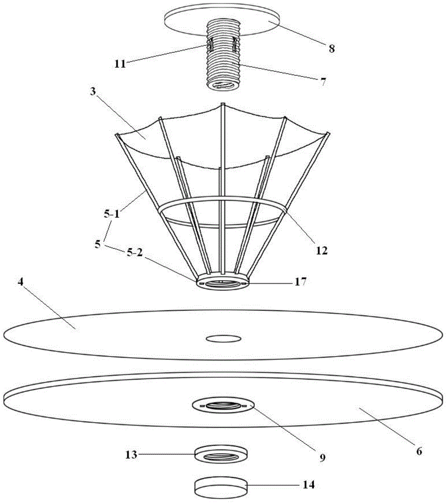 Device for repairing skull base defects