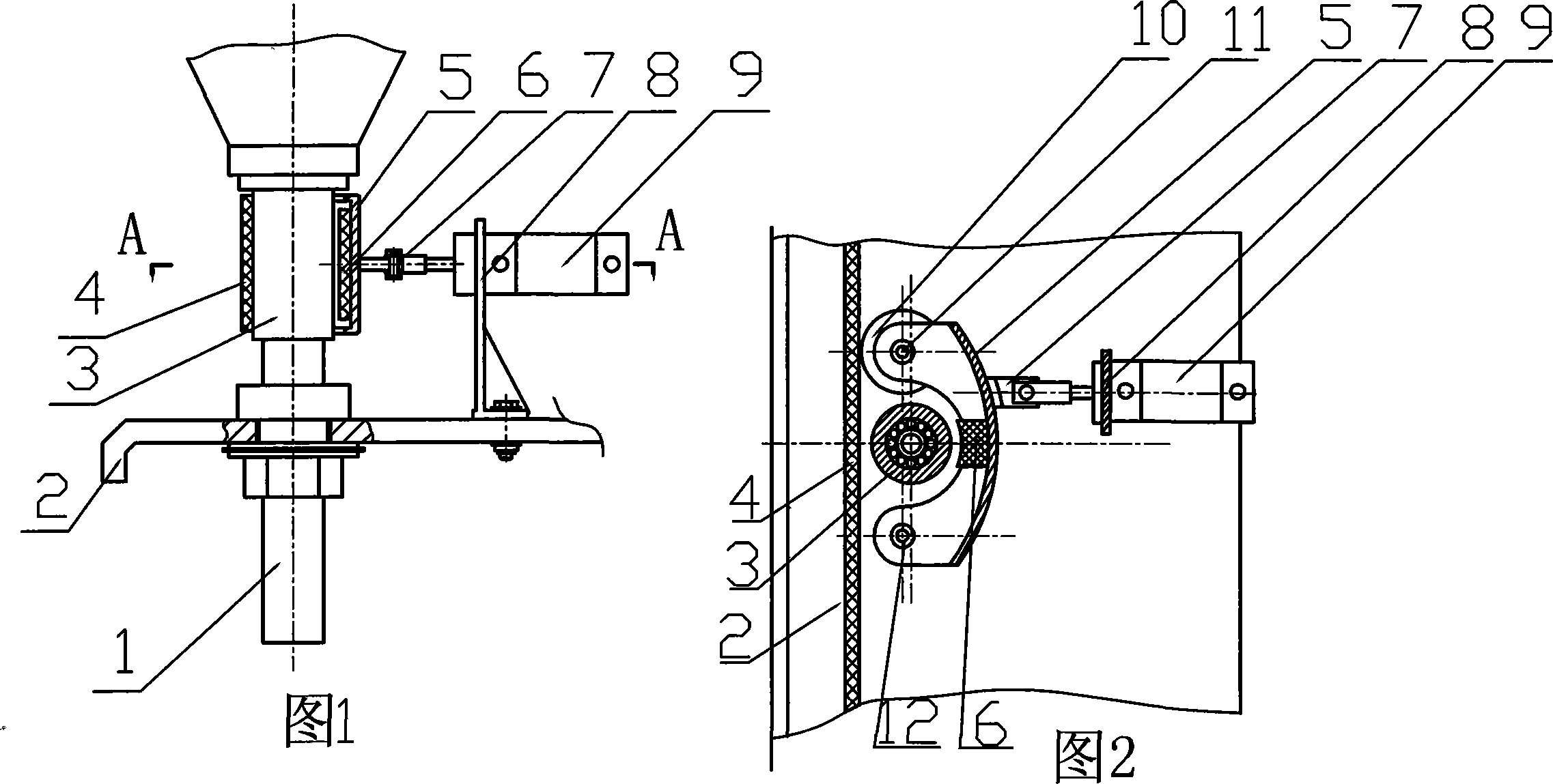 Twisting machine spindle brake