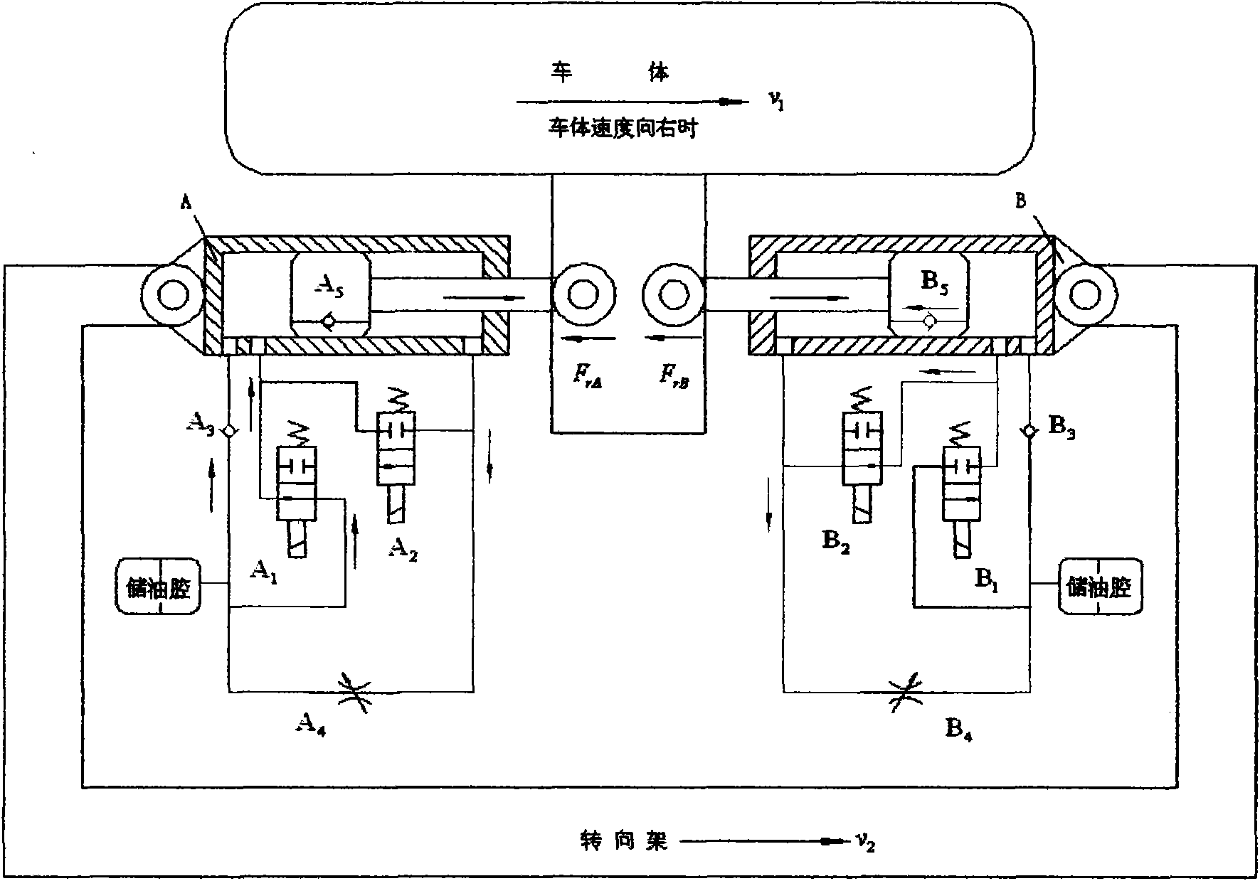 Switch type semi-active suspension system