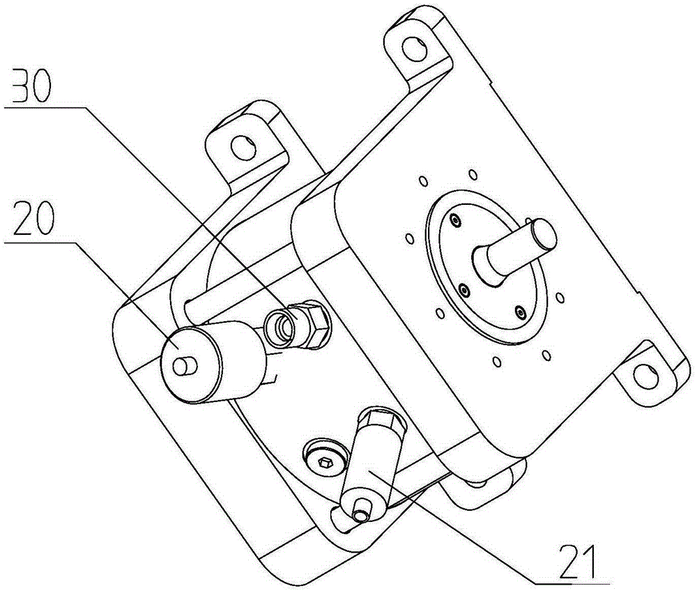 Device for measuring stirring loss caused by high-speed rotating element of axial plunger pump/motor