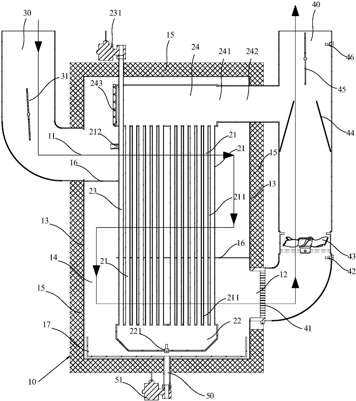 Liquid nitrogen cooling dehumidification device