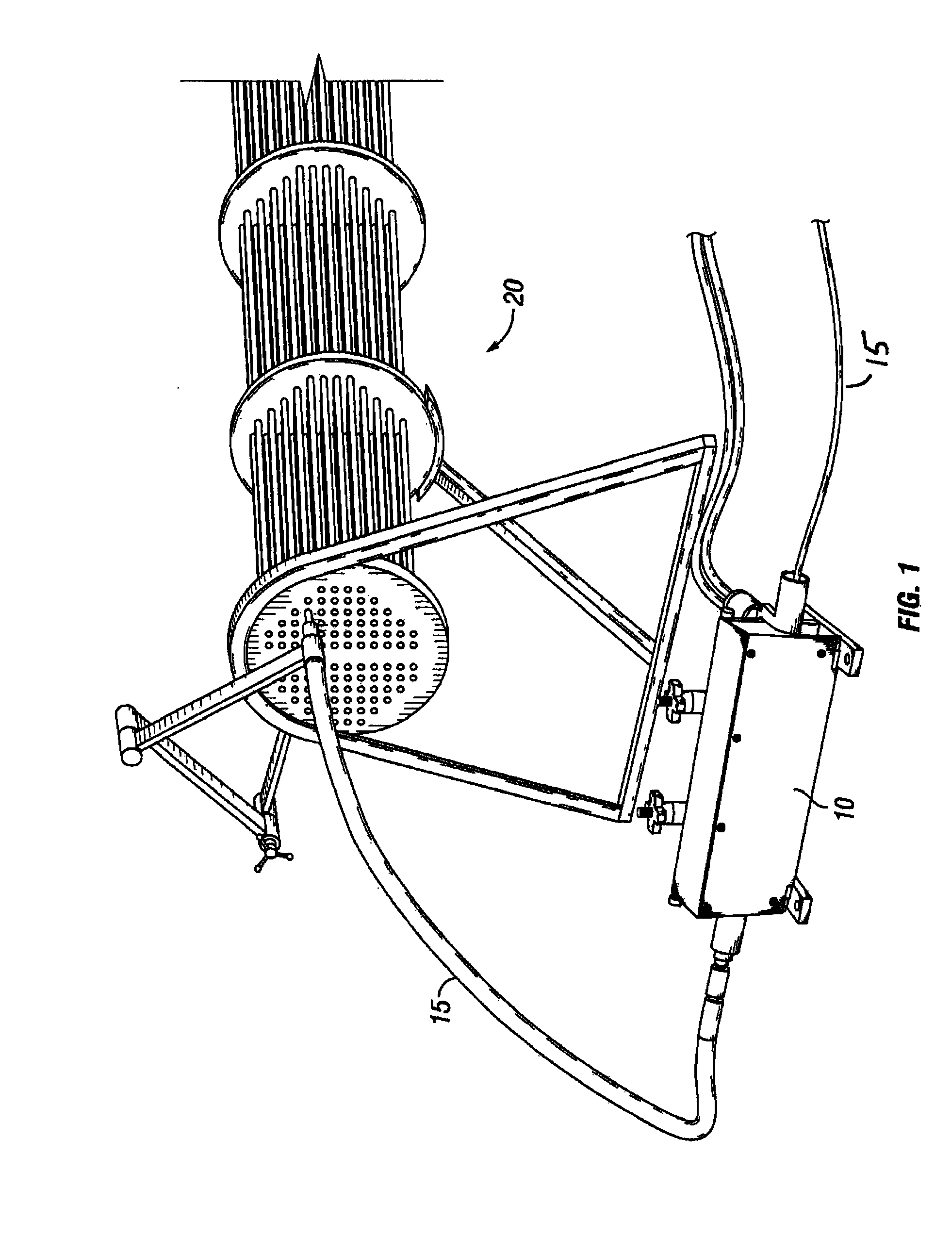 Driving apparatus for one or more cleaning lances