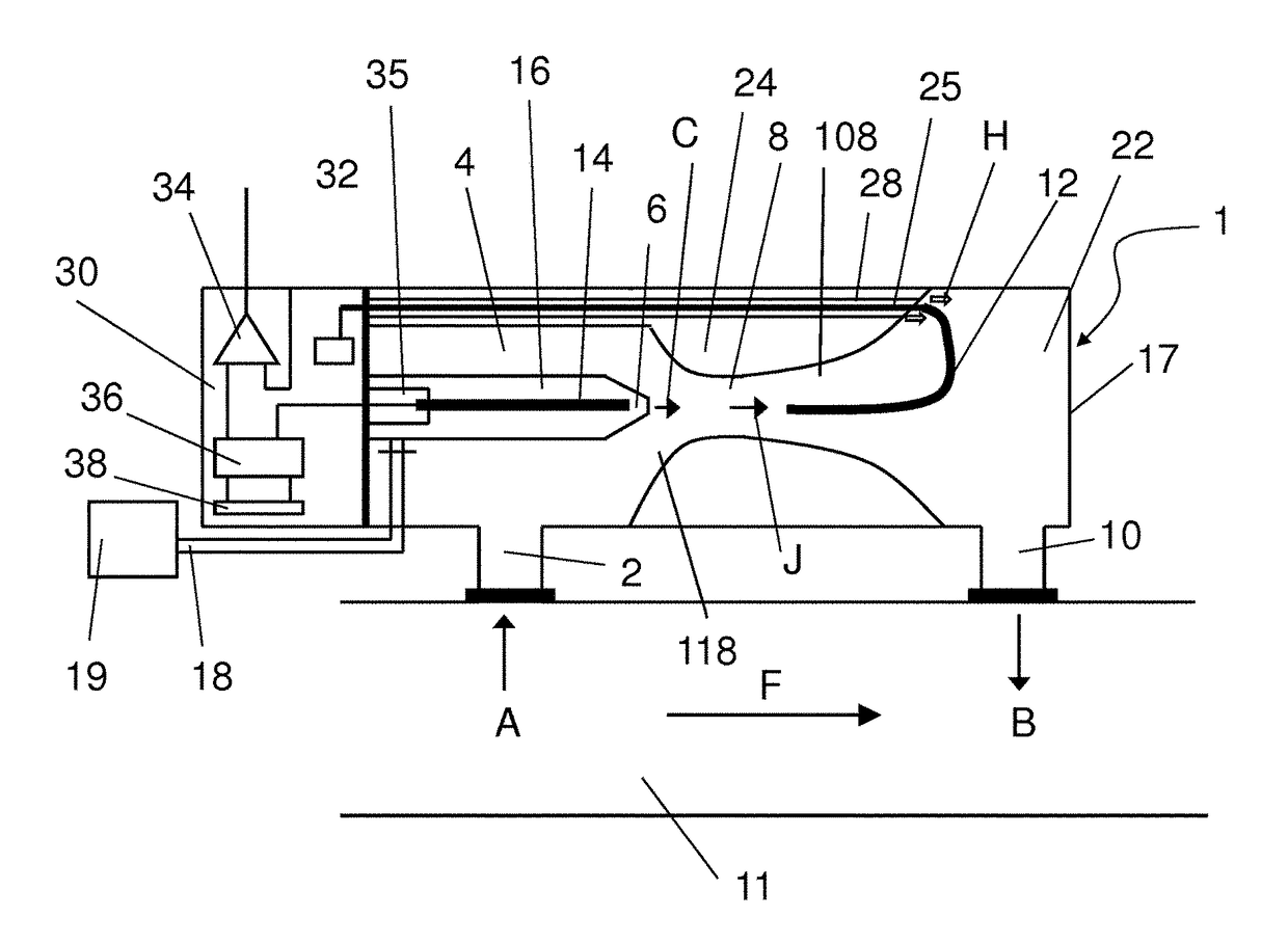 Apparatus for monitoring particles in an aerosol