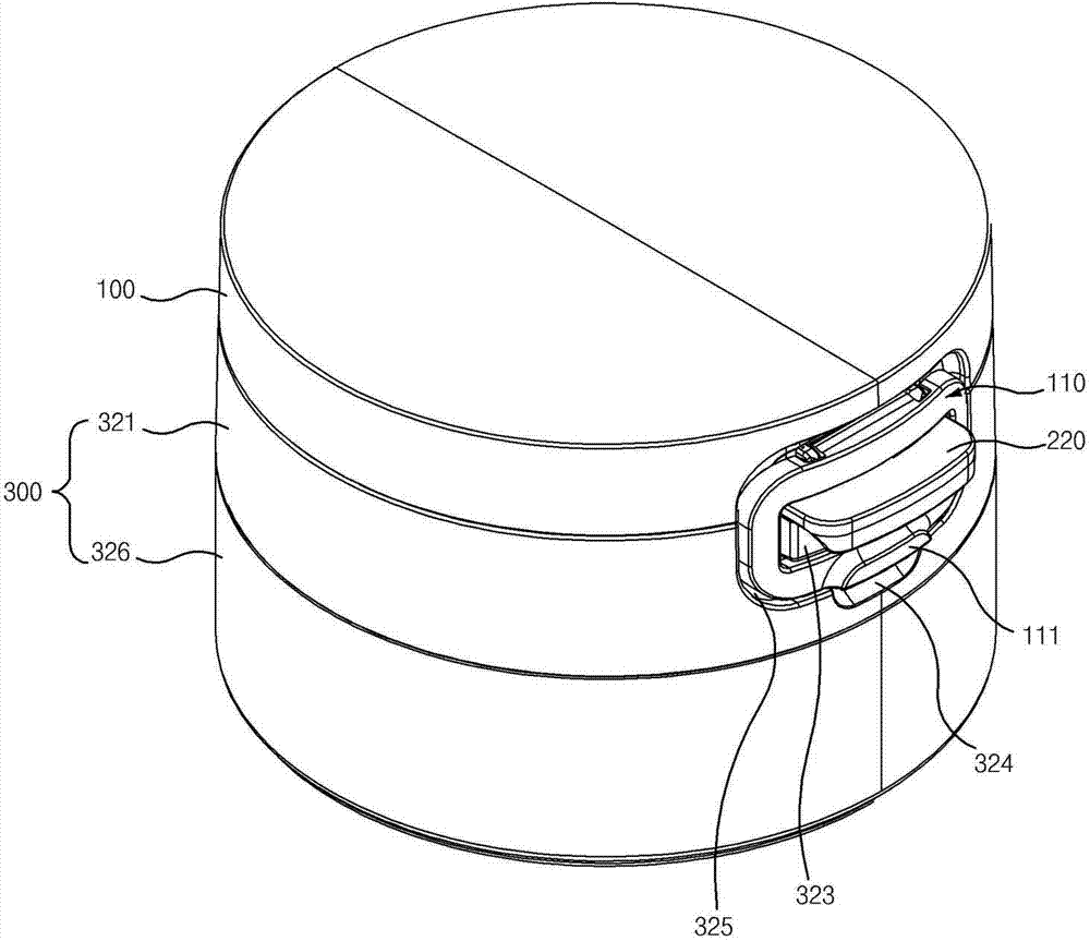 Thermally insulated container