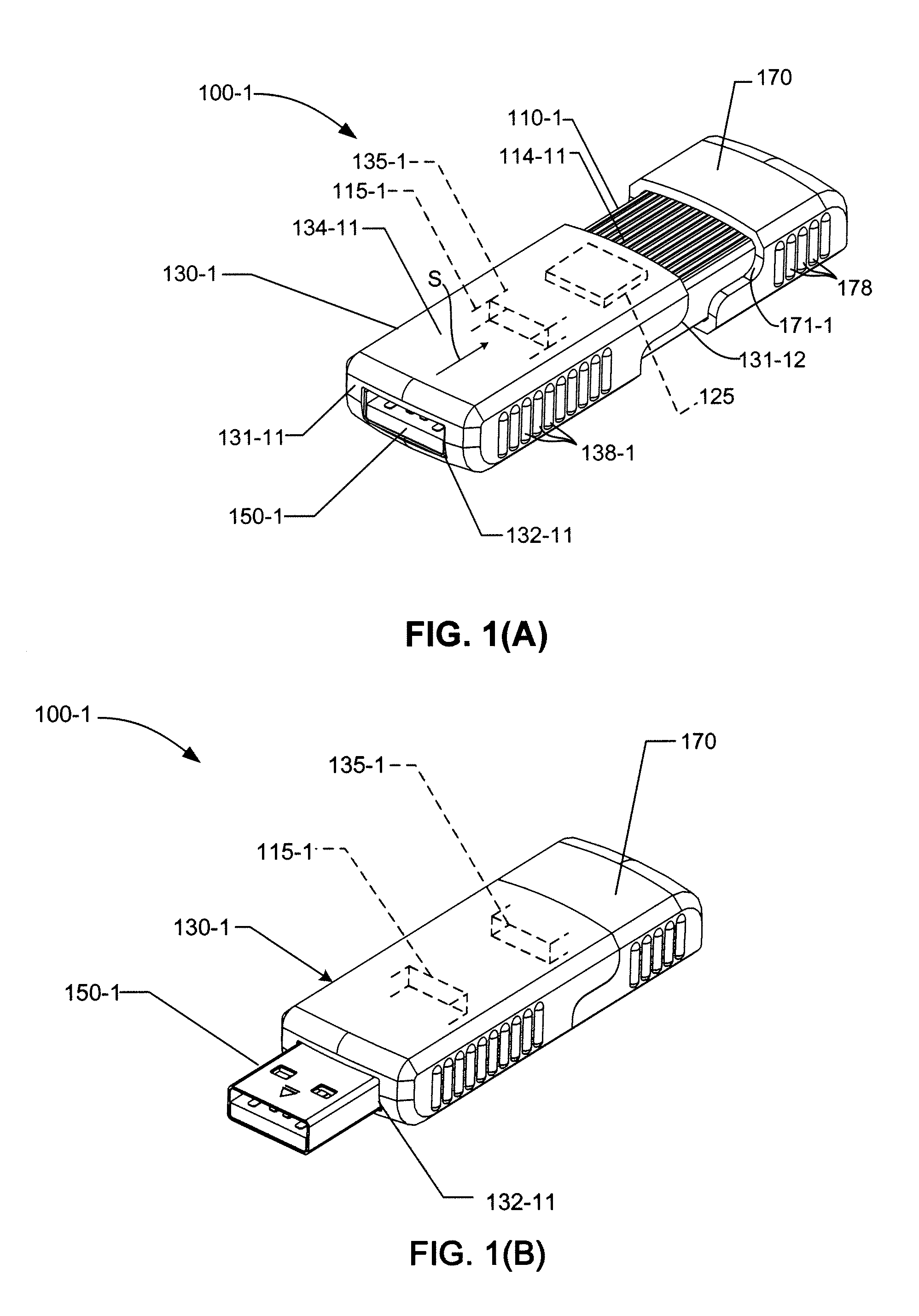 USB Flash Drive With Deploying And Retracting Functionalities Using Retractable Cover/Cap