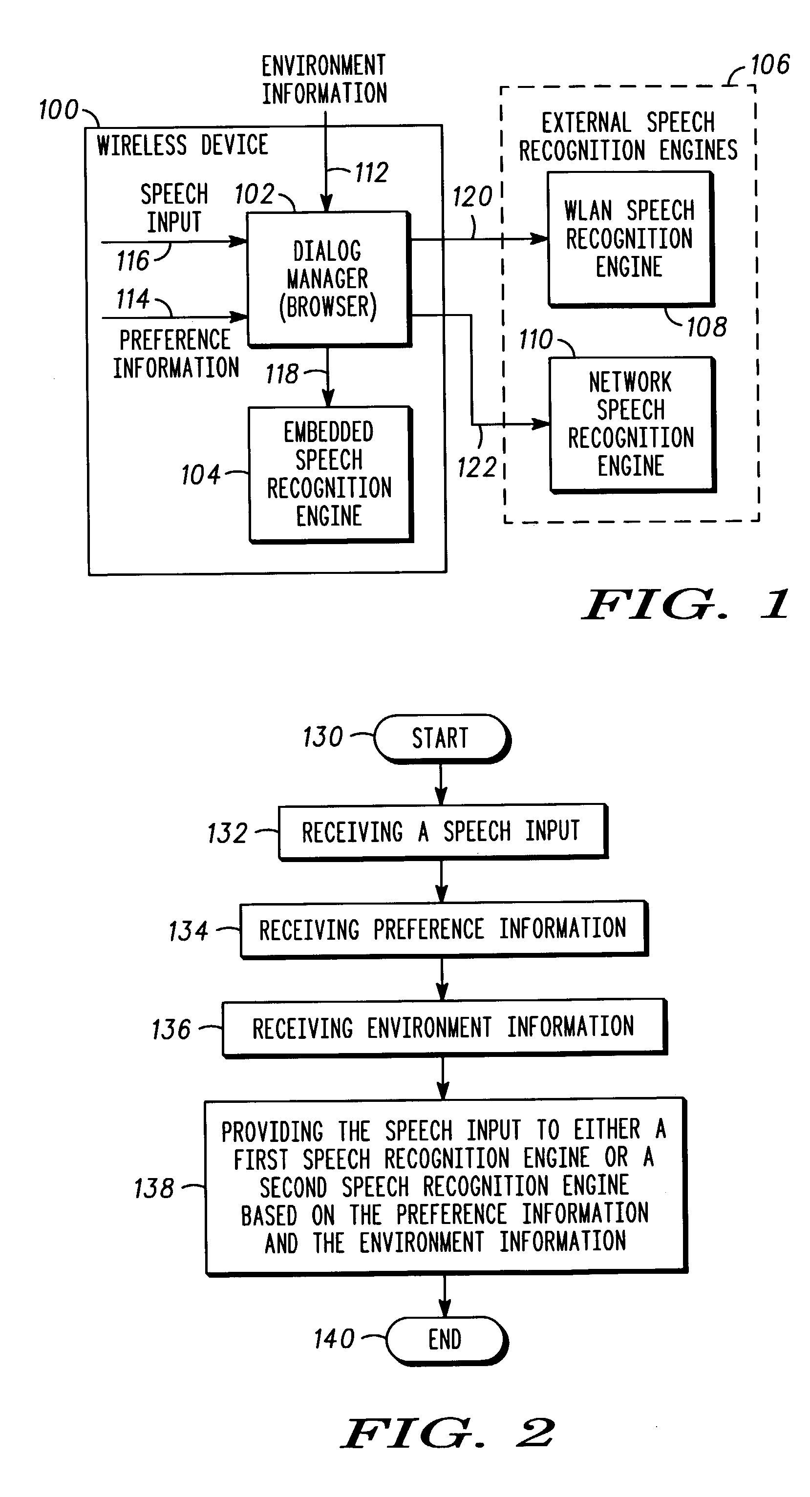 Method and apparatus for selective distributed speech recognition