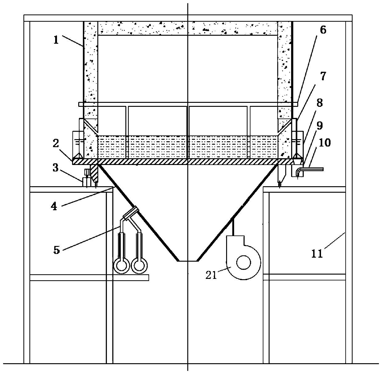 Method for directly reducing materials by using rotary hearth furnace