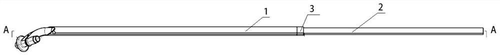 Passive wing telescopic structure