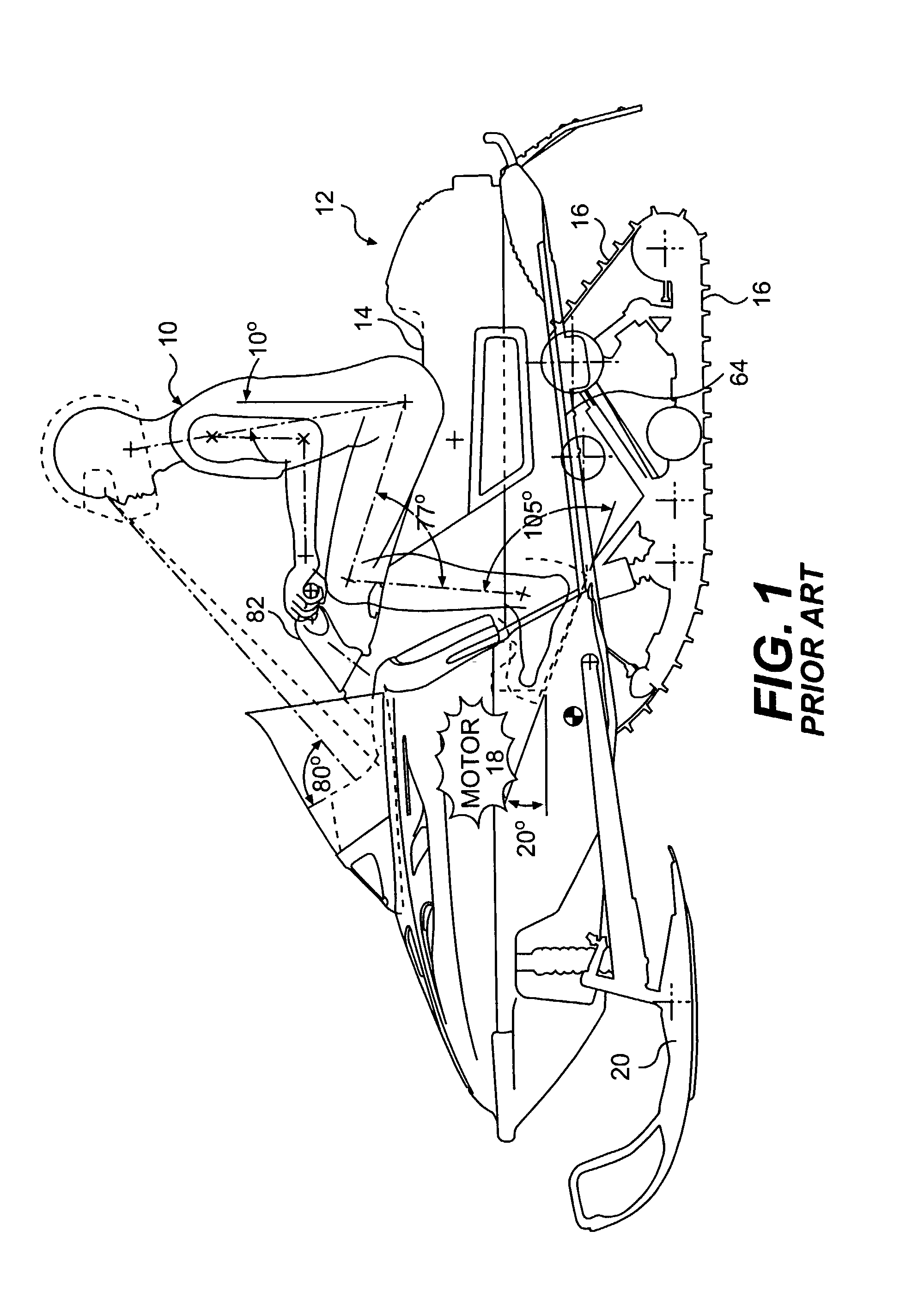 Snowmobile frame