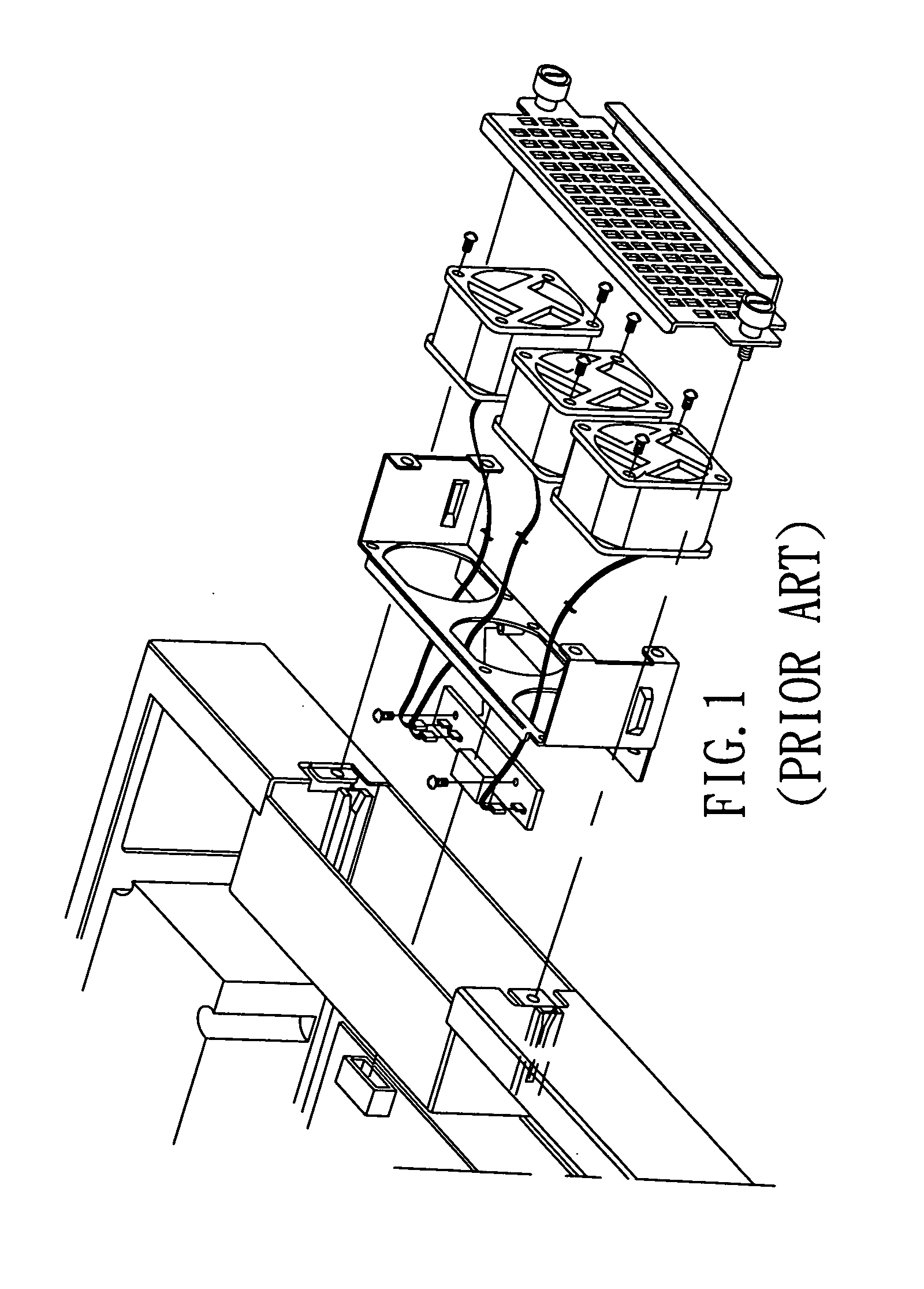 Detachable fan apparatus for quick maintenance