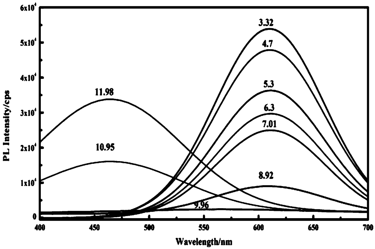 Method for measuring aquatic organism intestinal tract pH (potential of hydrogen) based on nano-fluorescent dyes