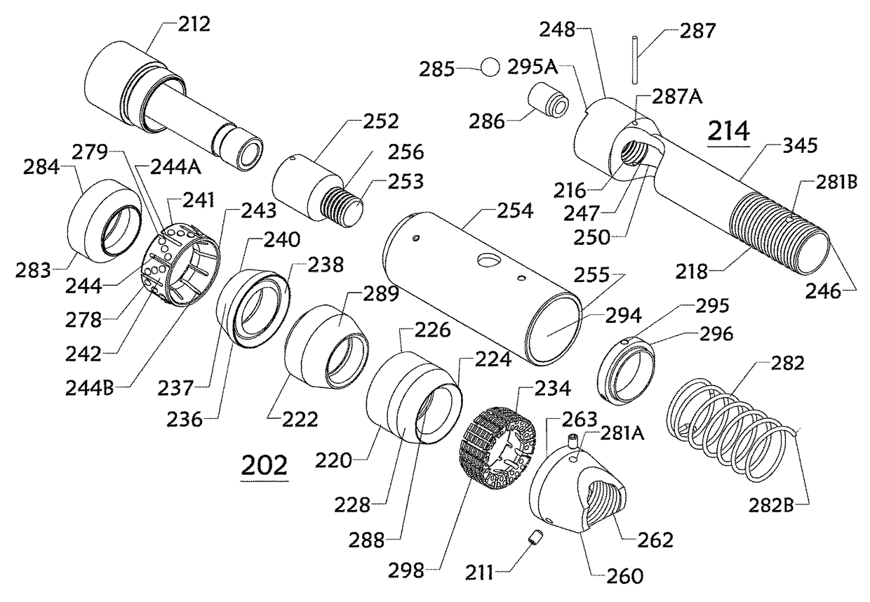 Downhole system for isolating sections of a wellbore