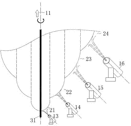 Method for preparing low water peak optical fiber preform