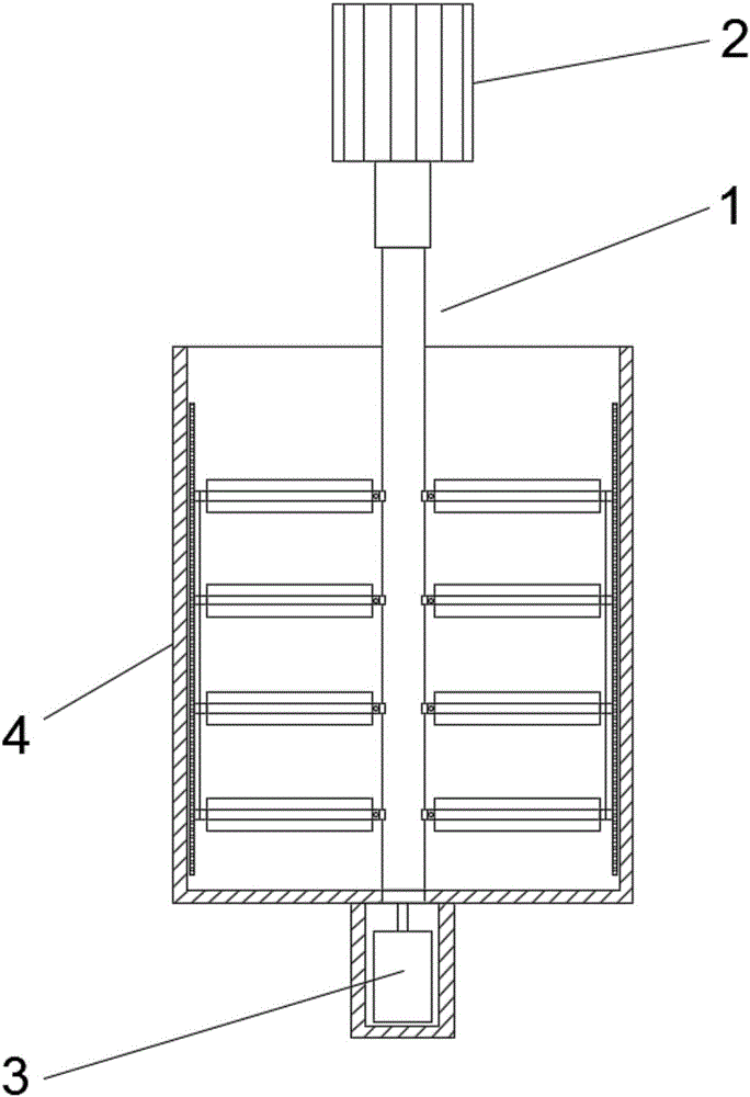 Self-cleaning type agitating vessel