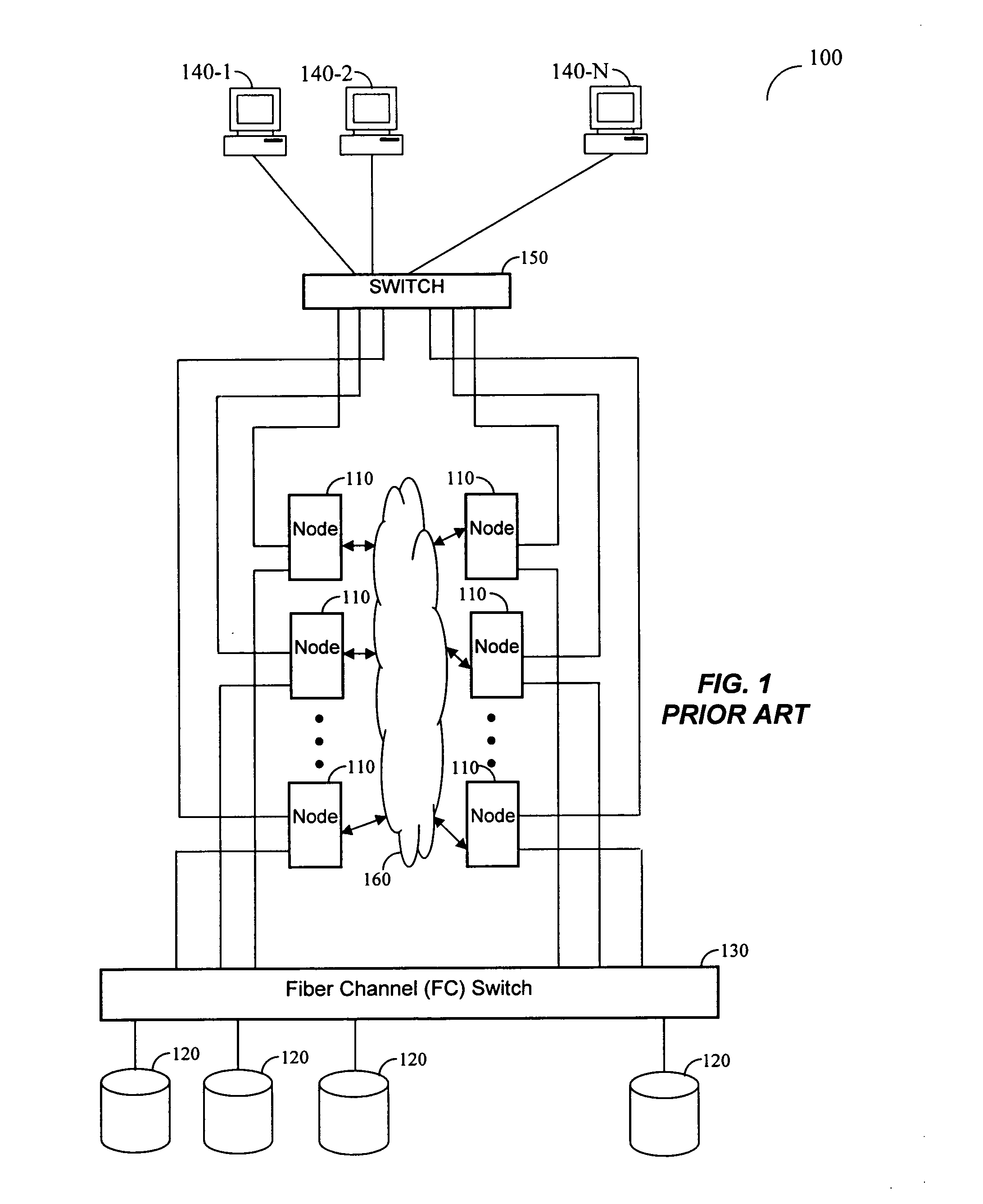 Method for managing lock resources in a distributed storage system