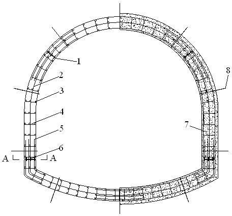 Fully-enclosed integral assembly grid concrete support method