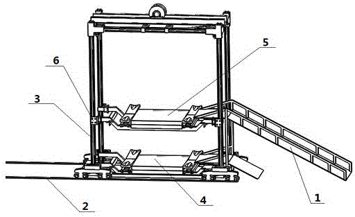 Stereo garage stacking machine and stacking method