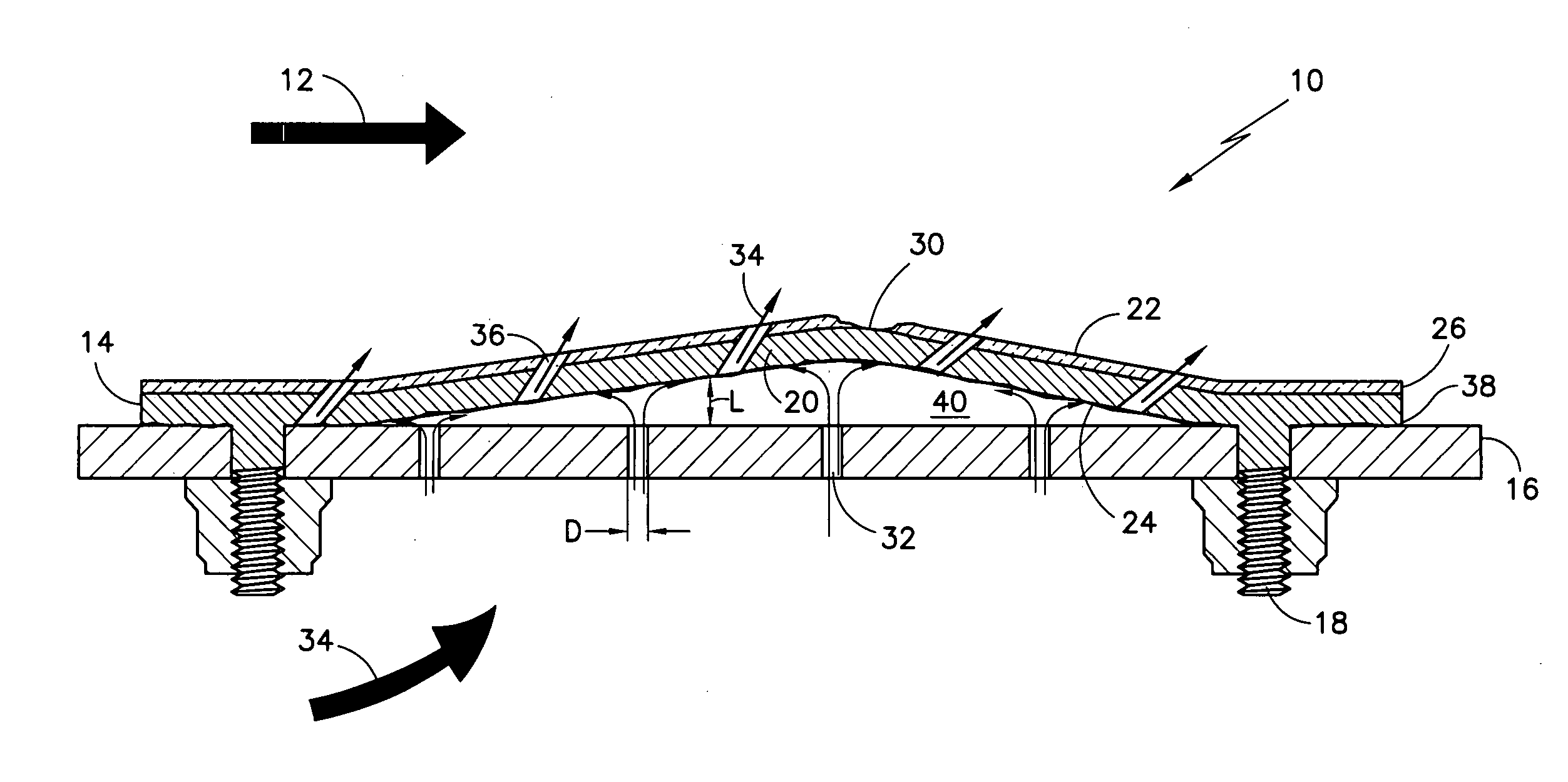 Structures with adaptive cooling