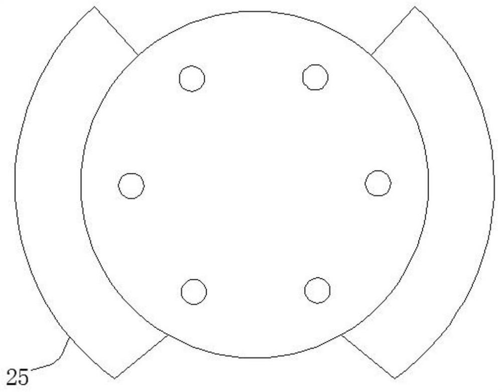 A clamping mechanism for drilling a circular seat plate of a circular seat