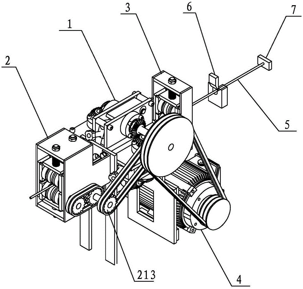 A press-fit steel bar straightening machine