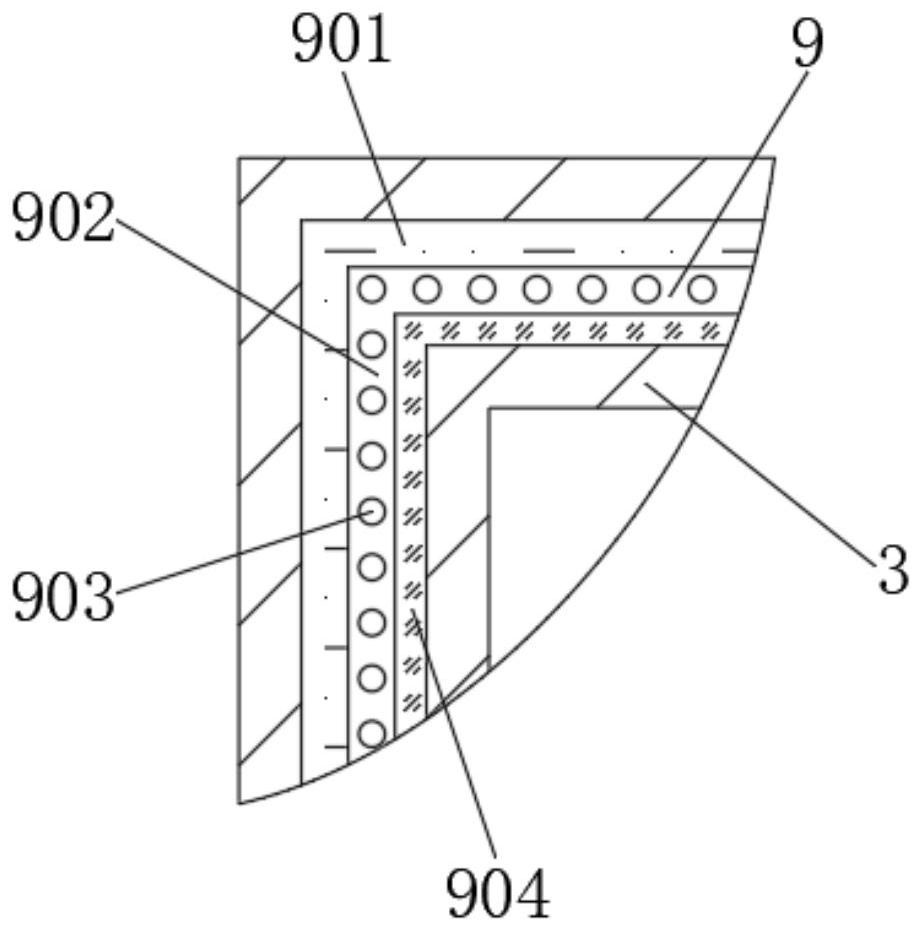 Indoor waste gas treatment device capable of removing formaldehyde