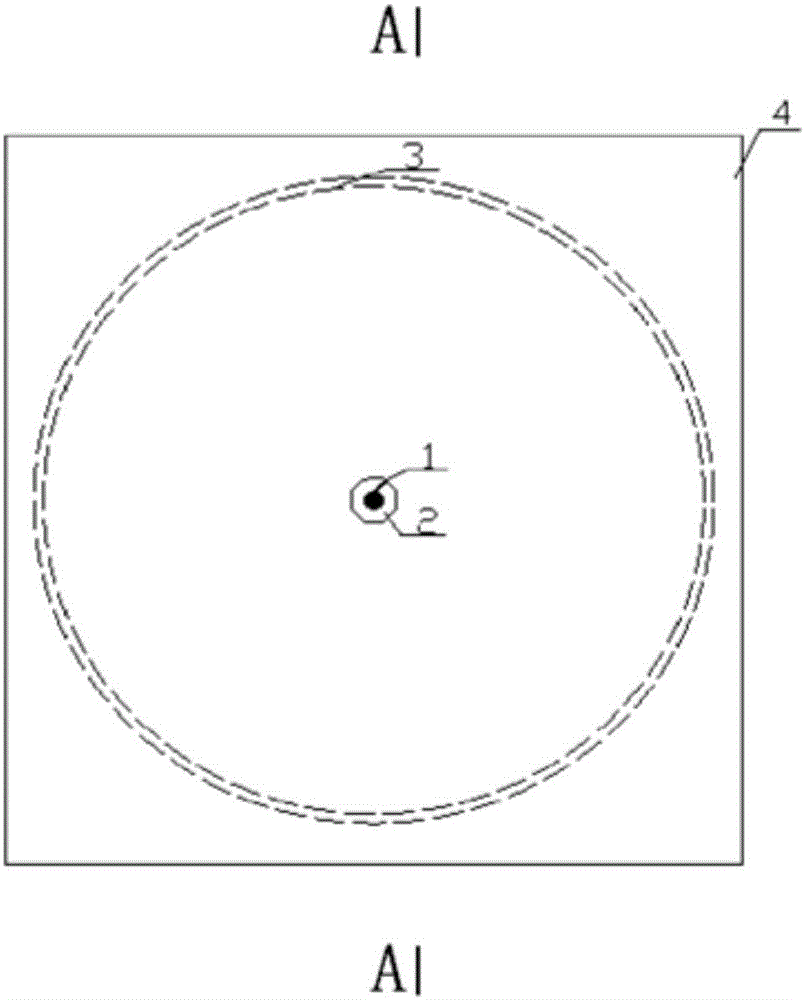 Draining pipe reserved-hole pre-embedded sleeving pipe and pre-embedding method