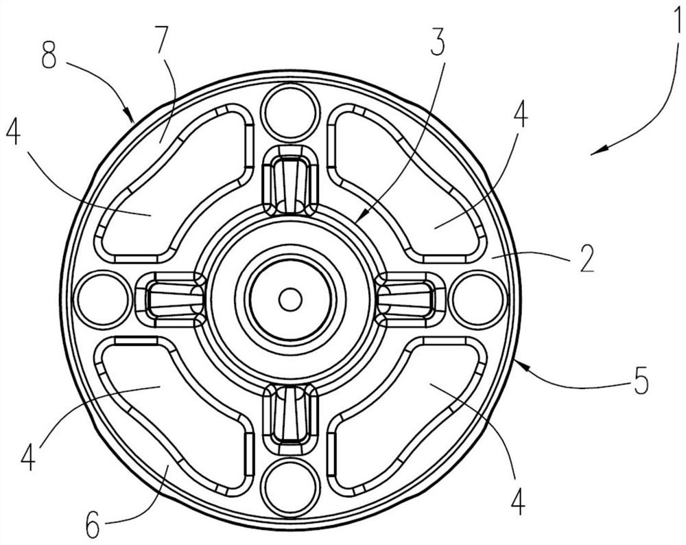 Radial guide