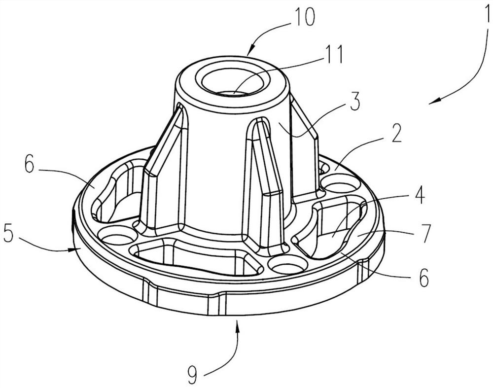 Radial guide