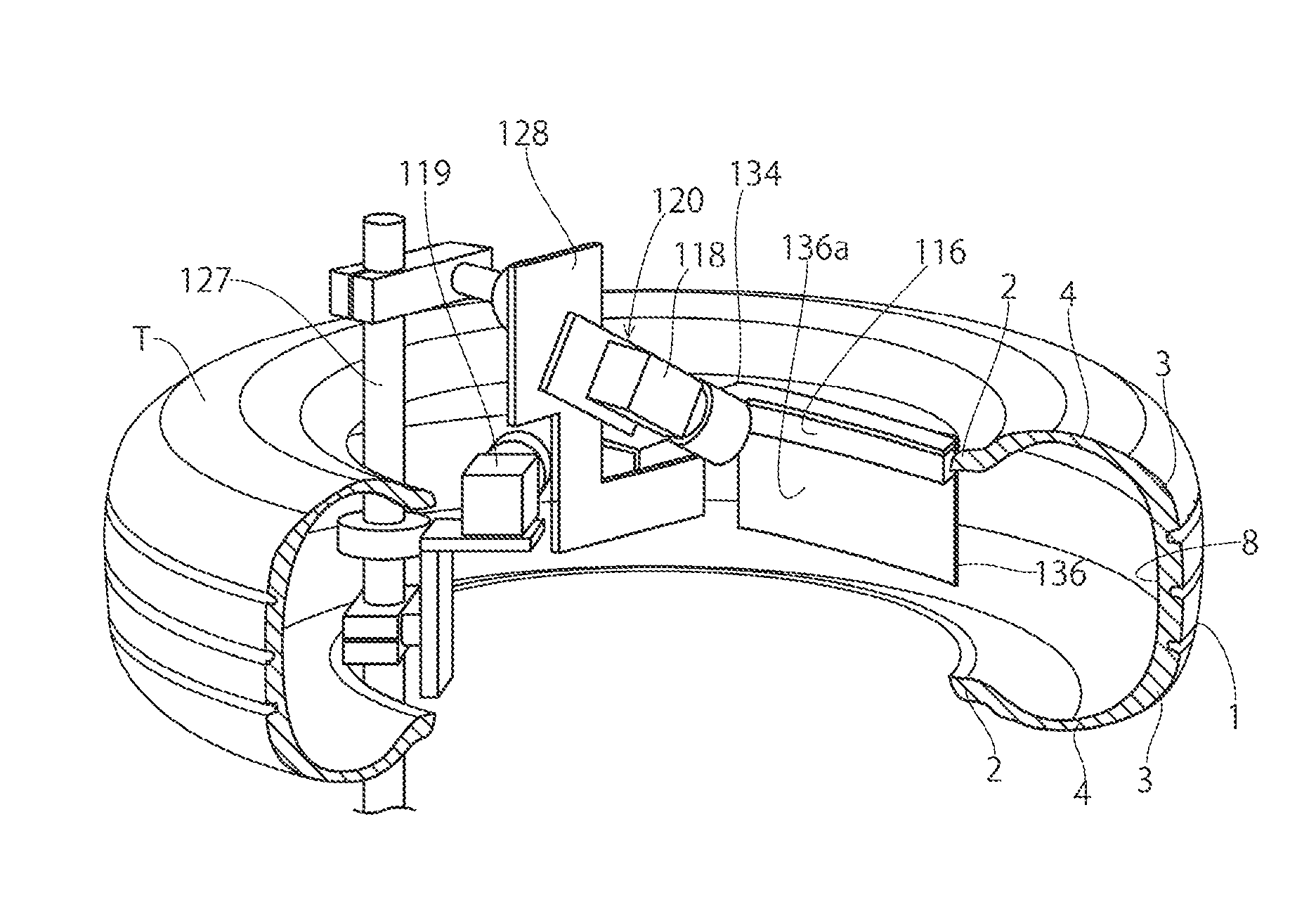 Illumination device and inspection device of tire