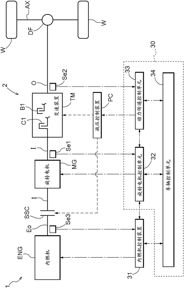 Device for controlling vehicle drive apparatus