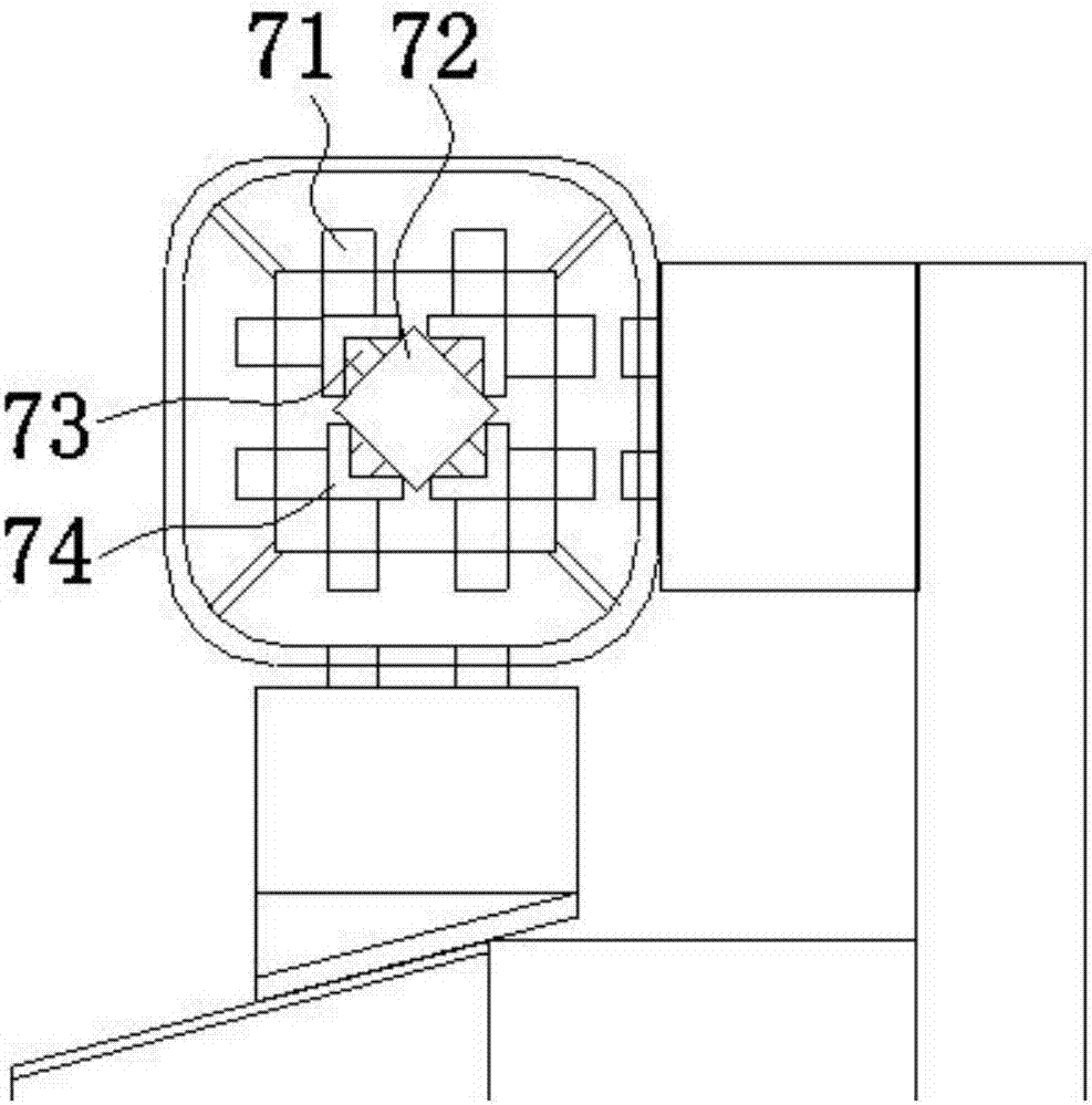 A plastic switch box integrated injection punching machine