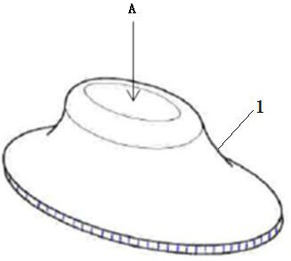 The structure and design method of the gate position of injection molded parts