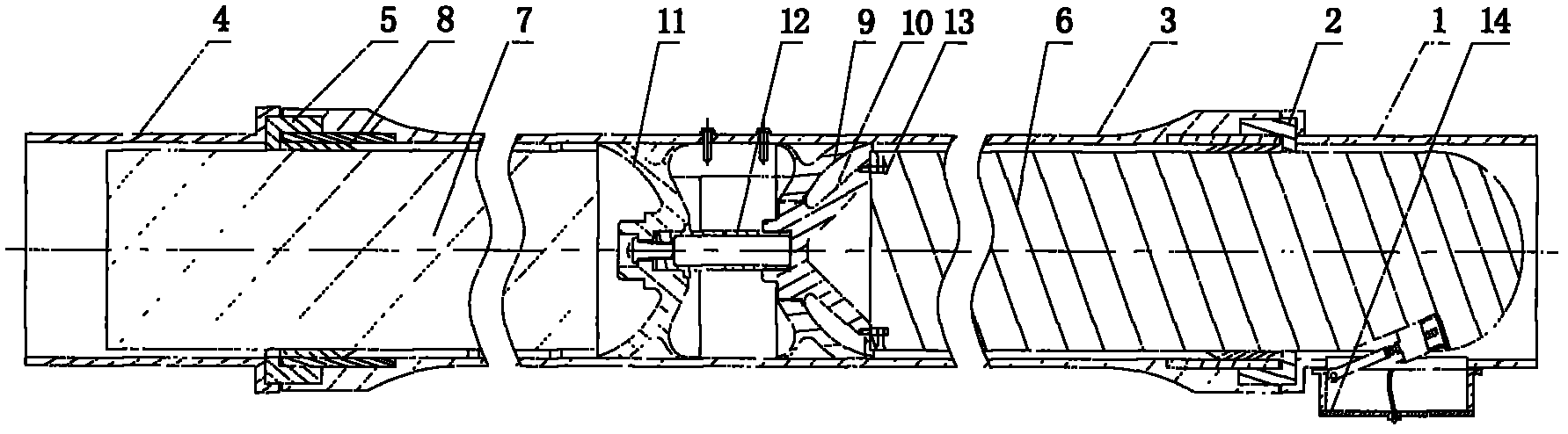 Recoil-free ejecting device