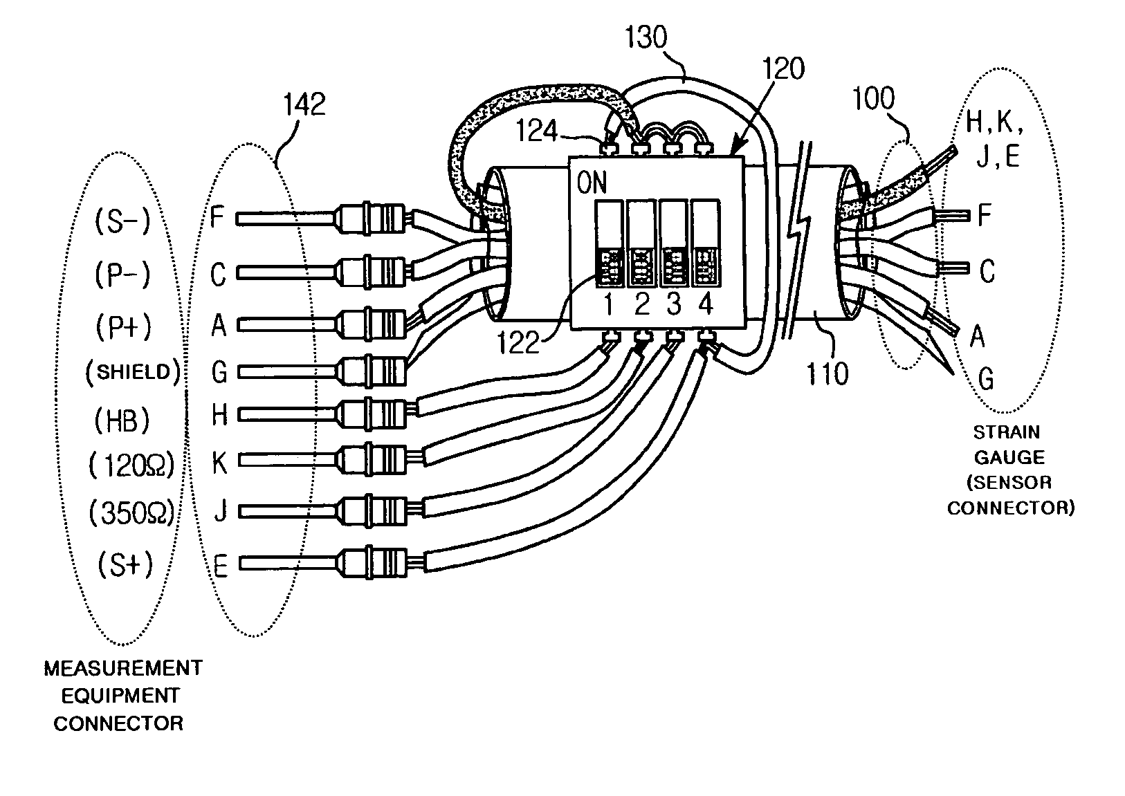 Cable connector for selective wiring