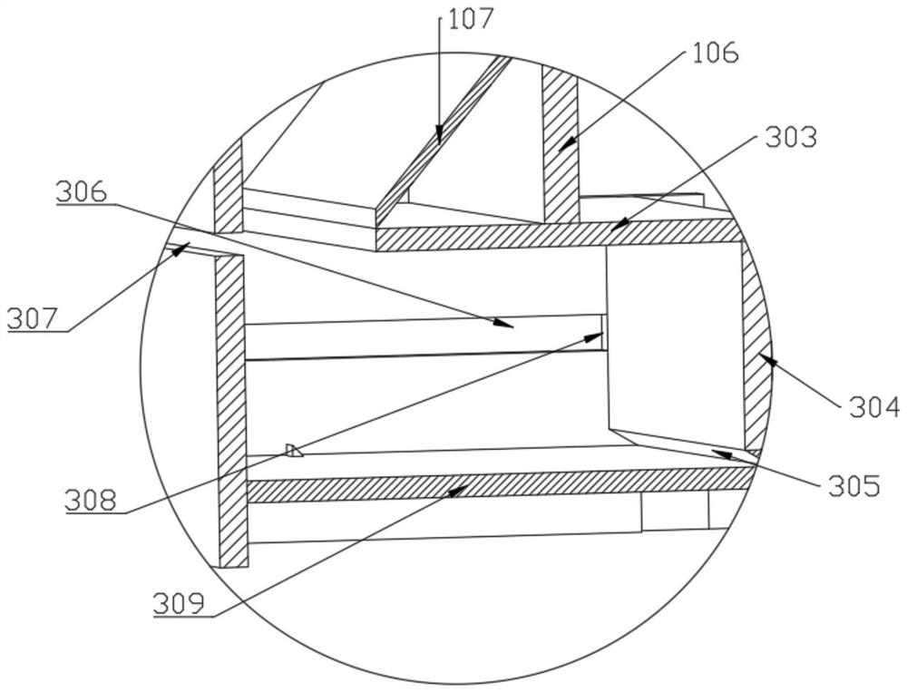 Machining waste treatment device for mechanical field