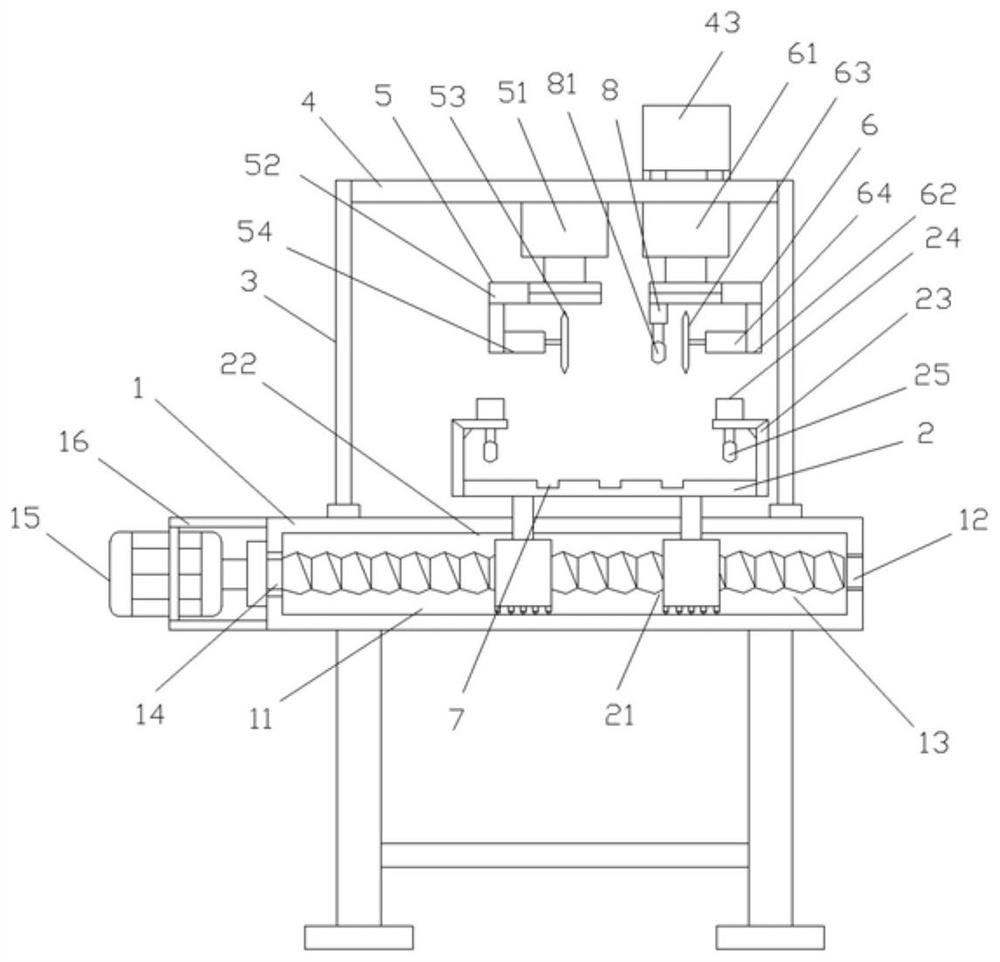 Moisture-proof pad fabric cutting device