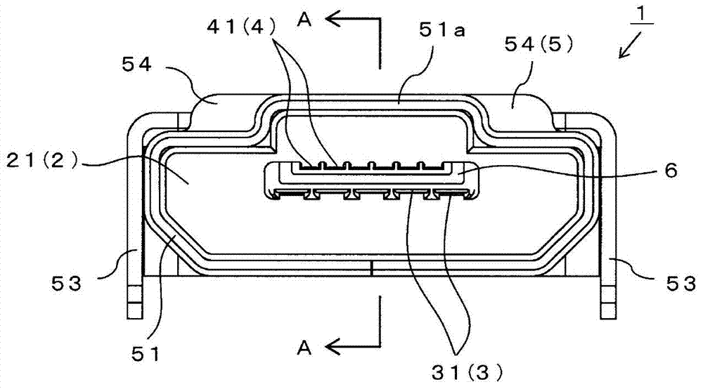 Receptacle connector