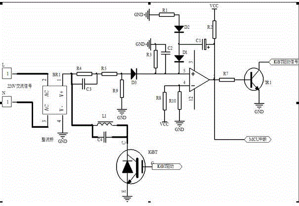 Method for anti-surge circuit for electromagnetic induction heating appliance