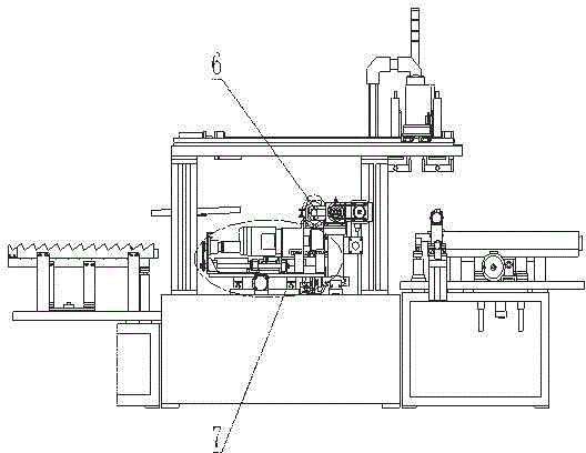 Longitudinal rack polishing machine