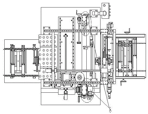 Longitudinal rack polishing machine