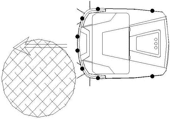 Cleaning robot obstacle avoidance system and method