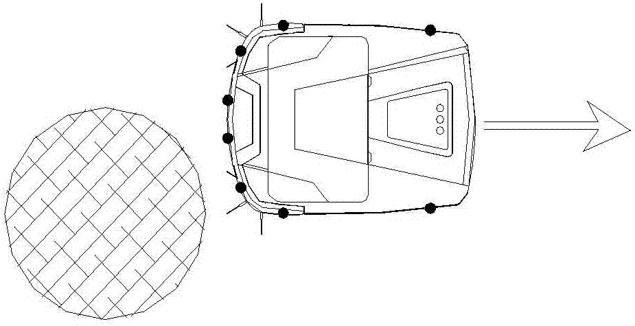 Cleaning robot obstacle avoidance system and method