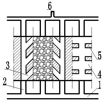 Ore stoping method for reducing mining and cutting work amount of VCR method