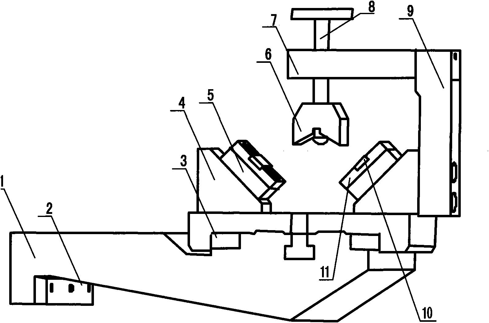 Clamping method for shaft parts and holding device