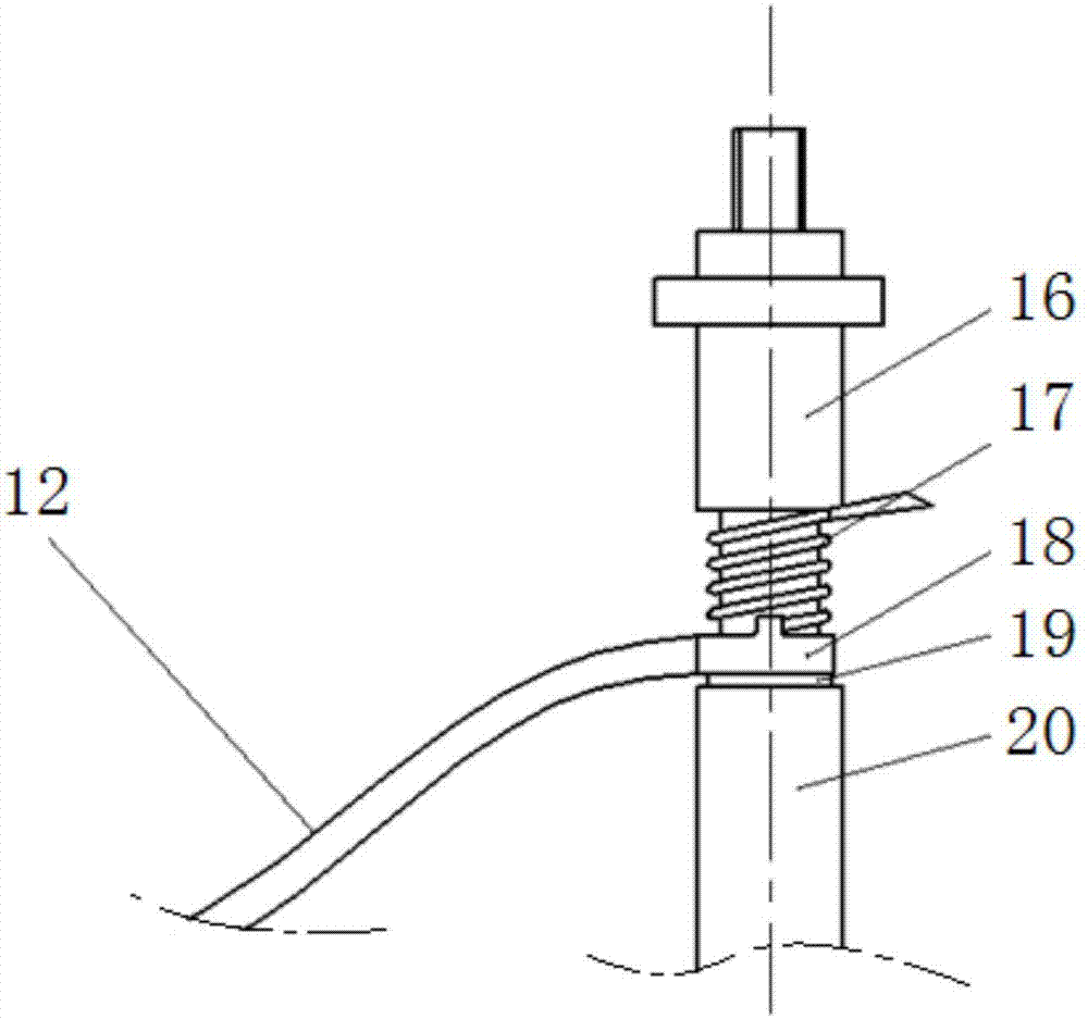 An electromagnetic weeding device for seedling strips or between seedlings