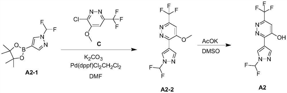 Weeding composition containing trifluoromethyl pyridazinol compound, and application of weeding composition