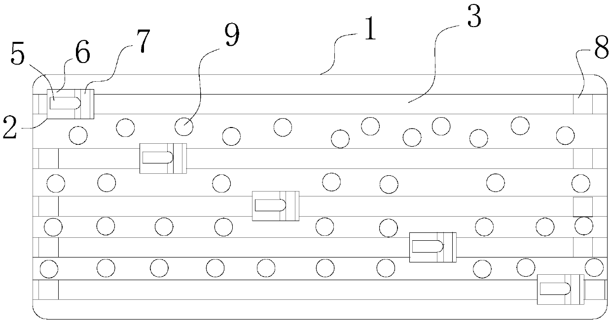 A bracket for gear quenching